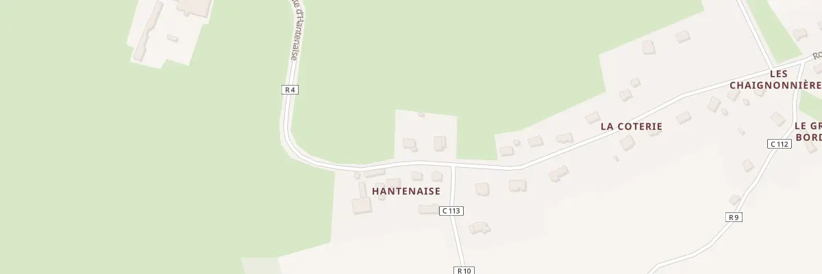 Plan du 1 Rte d’Hantenaise au Grez