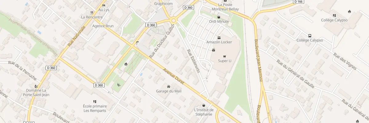 Plan du 276 Rue Estienvrin à Montreuil-Bellay