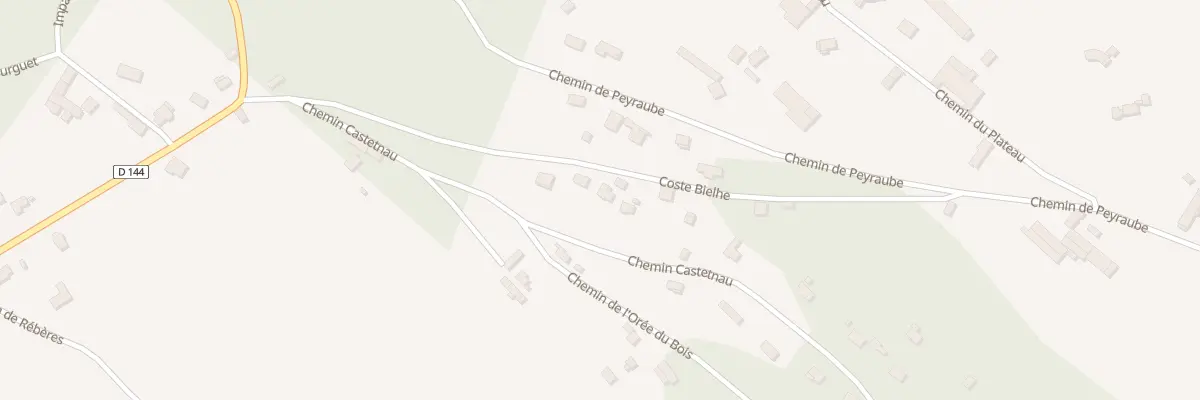 Plan du 6 Rue Coste Bielhe à Espoey