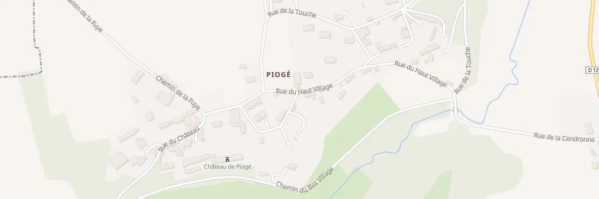 Plan du 9 Rue du Haut Village à Availles-Thouarsais