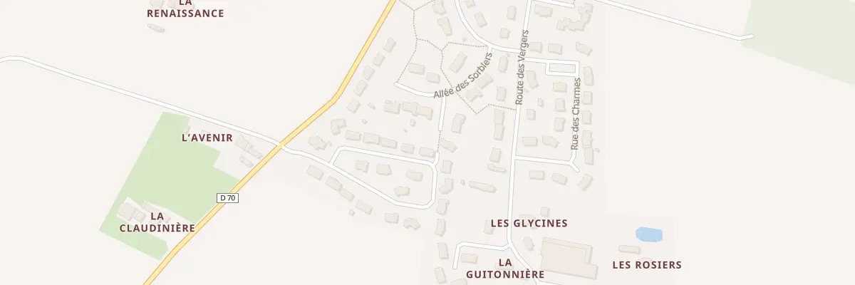 Plan du 7 Rue des Noisetiers à Crosmières