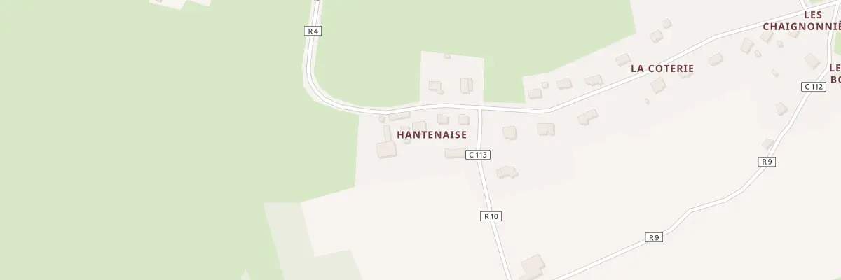 Plan du 4 Rte d’Hantenaise au Grez