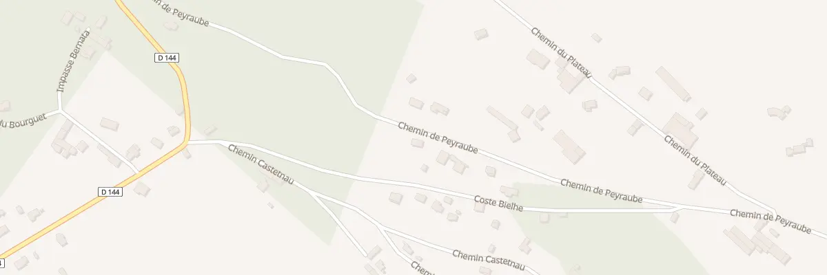 Plan du 4 Che de Peyraube à Espoey