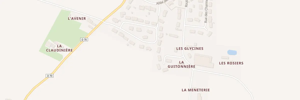 Plan du 13 Rue des Noisetiers à Crosmières