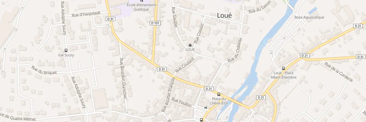 Plan du 9 Rue Coutard à Loué
