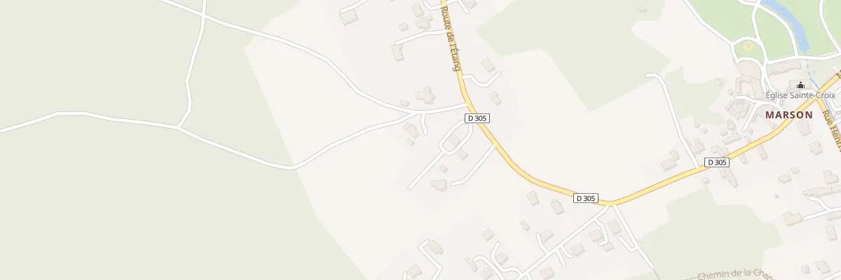 Plan du 1 Che du Noyer Pouteau à Rou-Marson