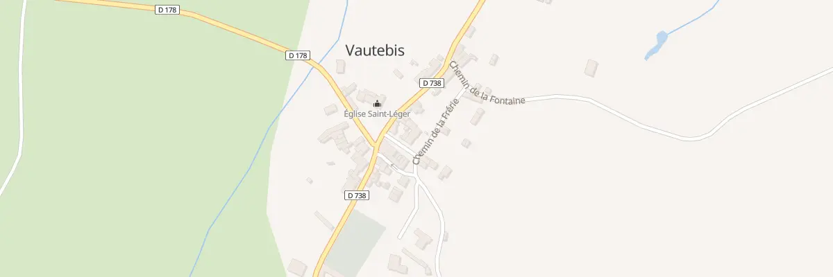 Plan du 1 Chem de la Frerie à Vautebis