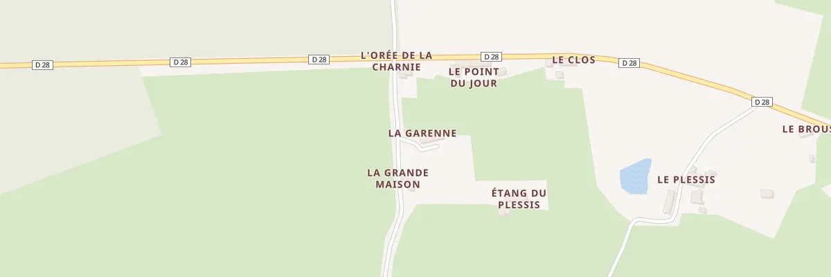 Plan du 5100 La Garenne à Saint-Symphorien