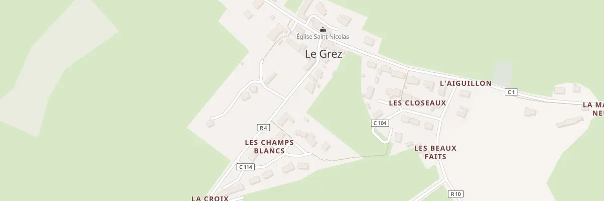Plan du 7 Rue Sainte Marie Des Bois au Grez