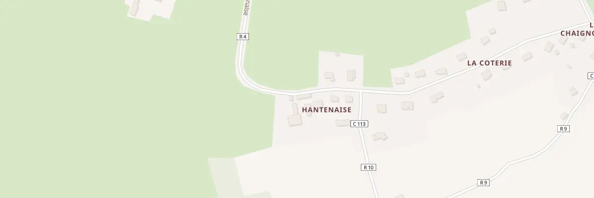 Plan du 2 Rte d’Hantenaise au Grez