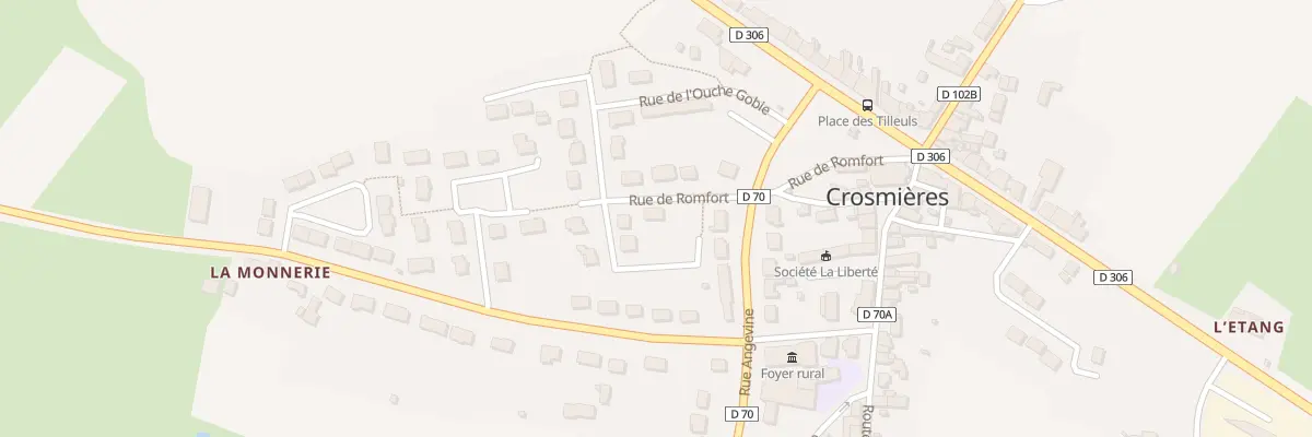 Plan du 3 Rue de Romfort à Crosmières