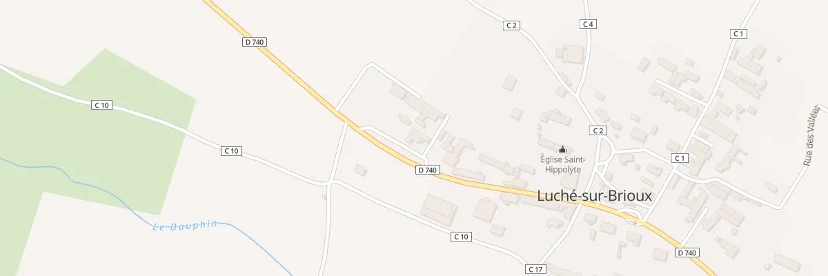 Plan du 3 Rte de Brioux à Luché-sur-Brioux