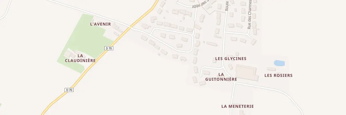 Plan du 14 Rue des Noisetiers à Crosmières