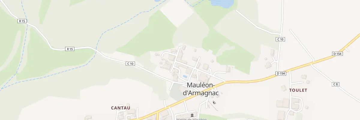 Plan du 5061 Au Village à Mauléon-d’Armagnac