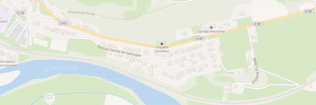 Plan du 29 Av Sanche de Gascogne à Saint-Pé-de-Bigorre