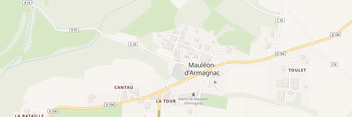 Plan du 5052 Au Village à Mauléon-d’Armagnac