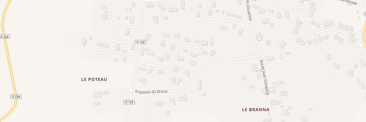 Plan du 126 Imp de la Promenade à Castets et Castillon