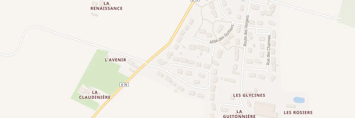 Plan du 3 Rue des Noisetiers à Crosmières
