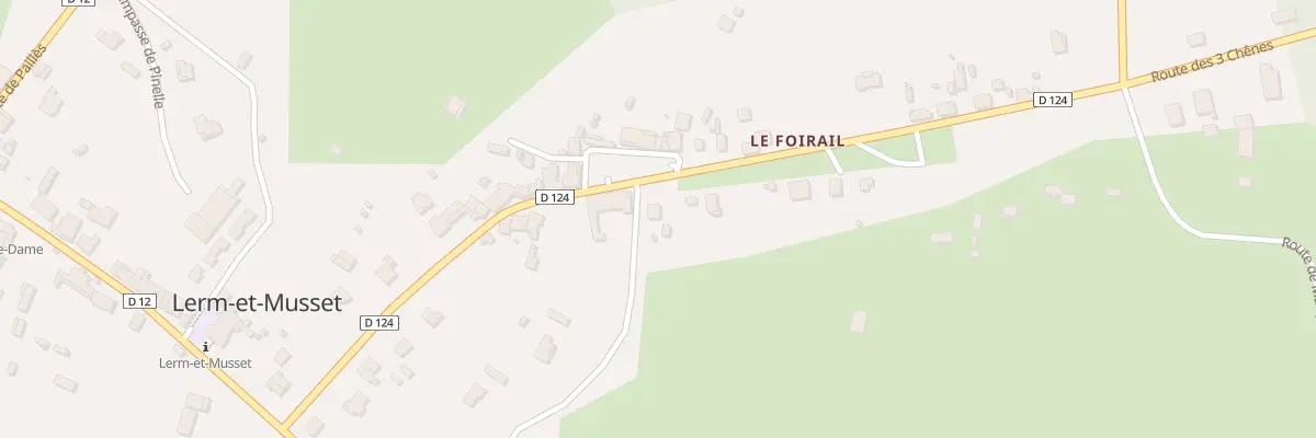 Plan du 356 All des Platanes à Lerm-et-Musset