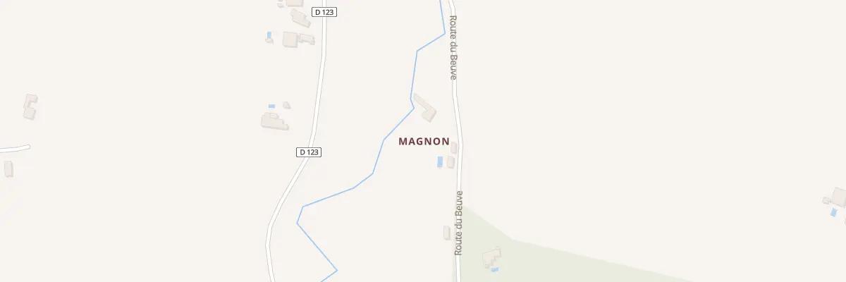 Plan du 84 Magnon à Bieujac