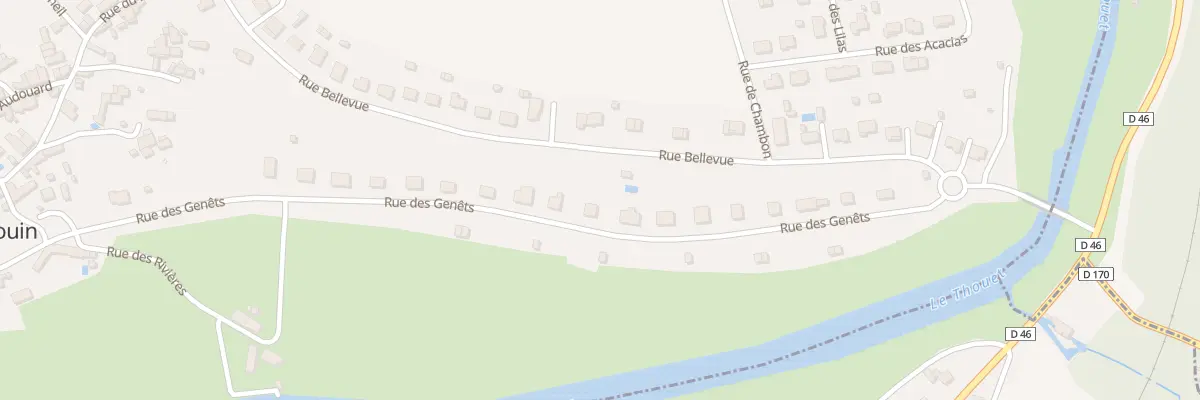 Plan du 18 Rue des Genêts à Louin