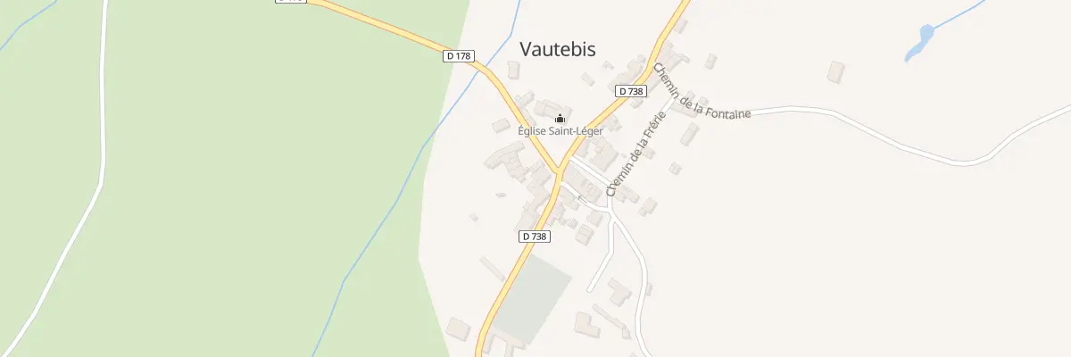 Plan du 1 Rue Saint Léger à Vautebis
