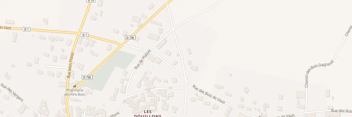 Plan du 5 Rue du Bois de Vaux à Sigogne