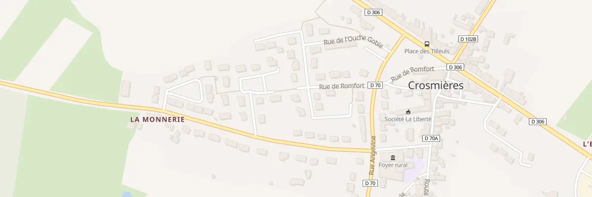 Plan du 3 Rue de la Bourgeyère à Crosmières