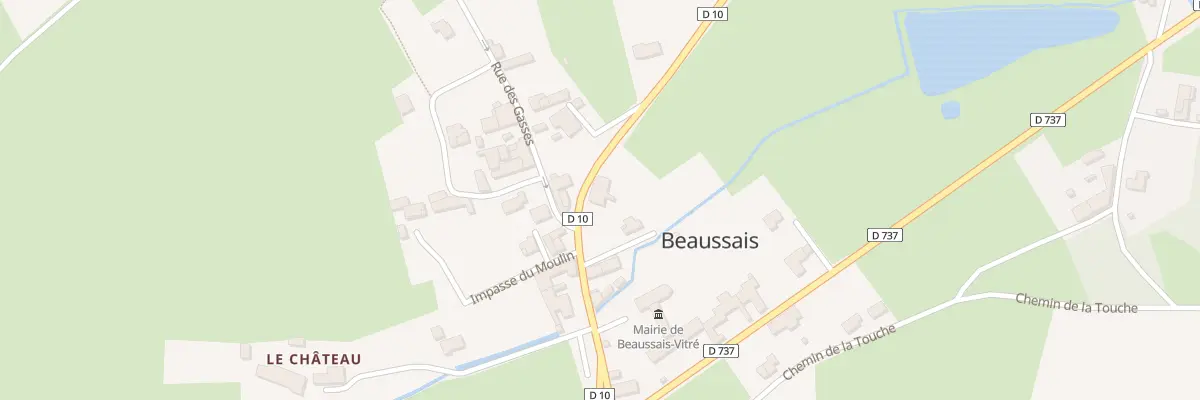 Plan du 18 Rte de Saint-maixent à Beaussais-Vitré