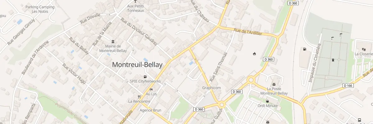 Plan du 269 Rue Nationale à Montreuil-Bellay