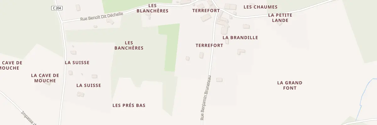 Plan du 8 Rue Benjamin Bruneteau à Saint-Pierre-du-Palais
