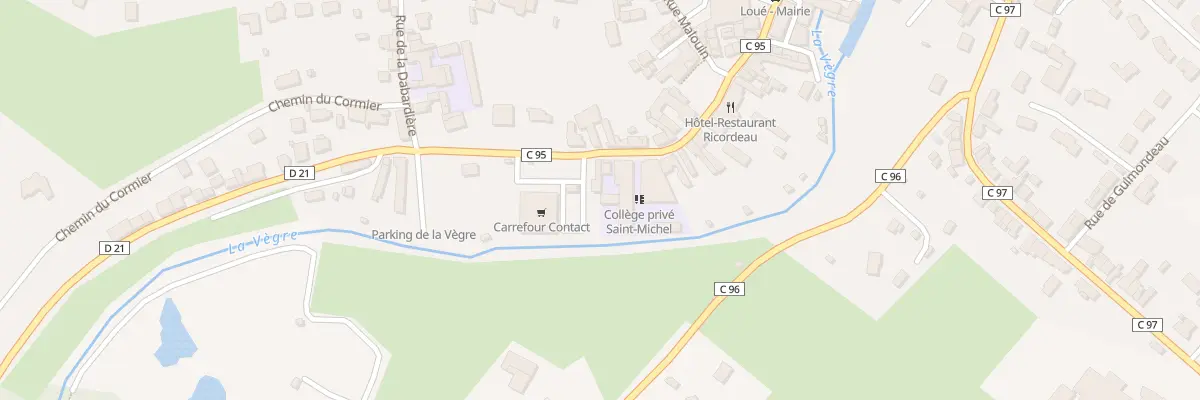 Plan du 27 Rue de la Liberation à Loué