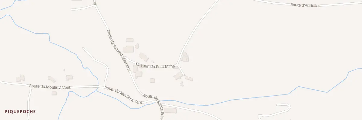 Plan du 9B Che du Petit Milha à Frontenac