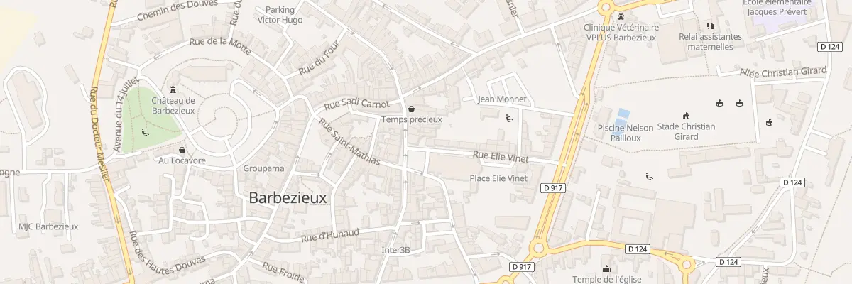 Plan du 28 Rue Elie Vinet à Barbezieux-Saint-Hilaire