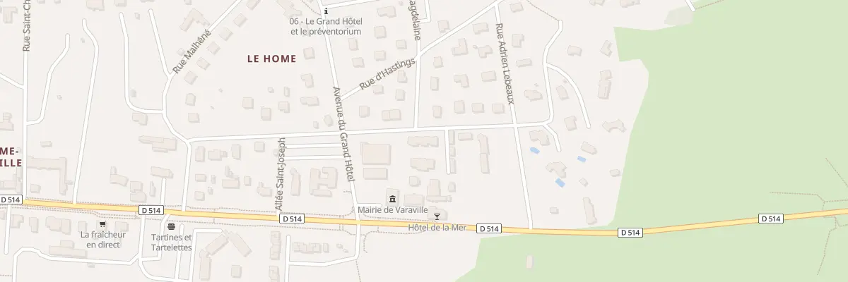 Plan du 1D Rue Guillaume le Conquérant à Varaville