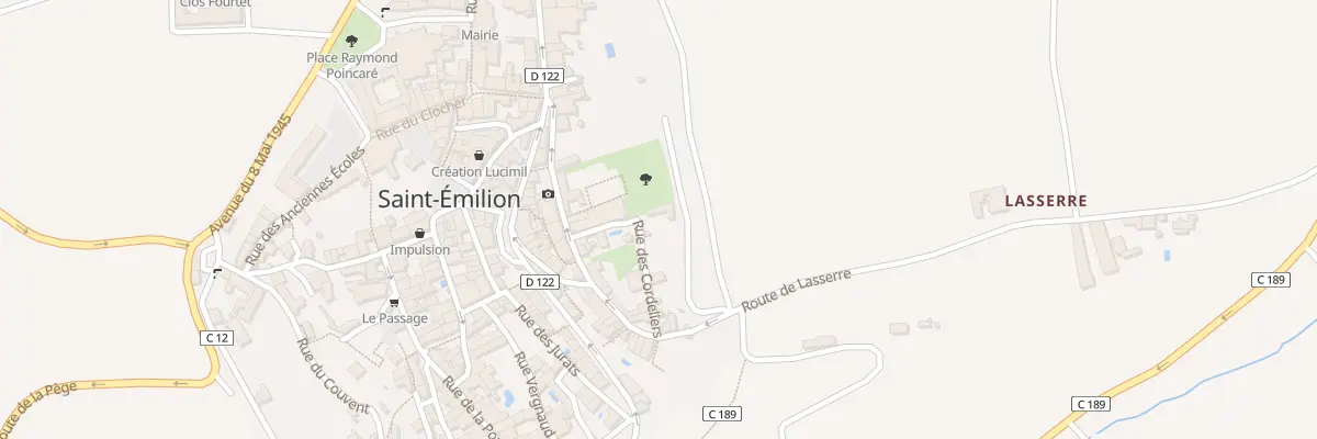 Plan du 307 Imp des Cordeliers à Saint-Émilion