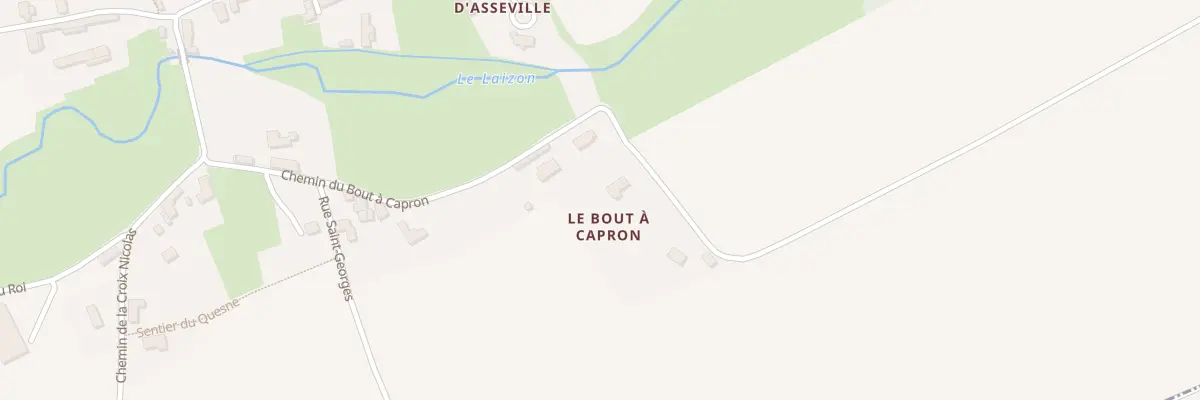 Plan du 5 Che du Bout à Capron à Maizières