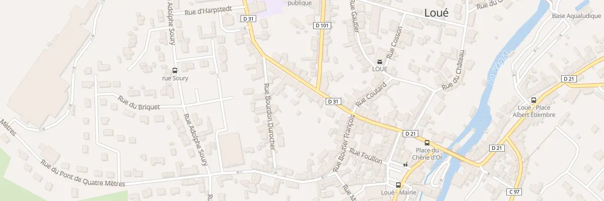 Plan du 29 Rue des Etats Unis à Loué