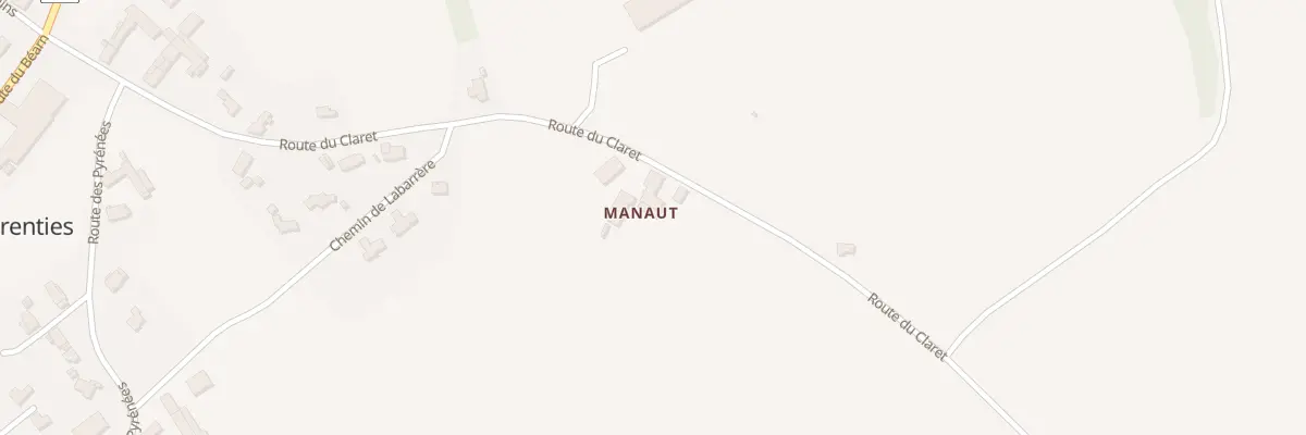 Plan du 22 Rte du Claret à Lourenties