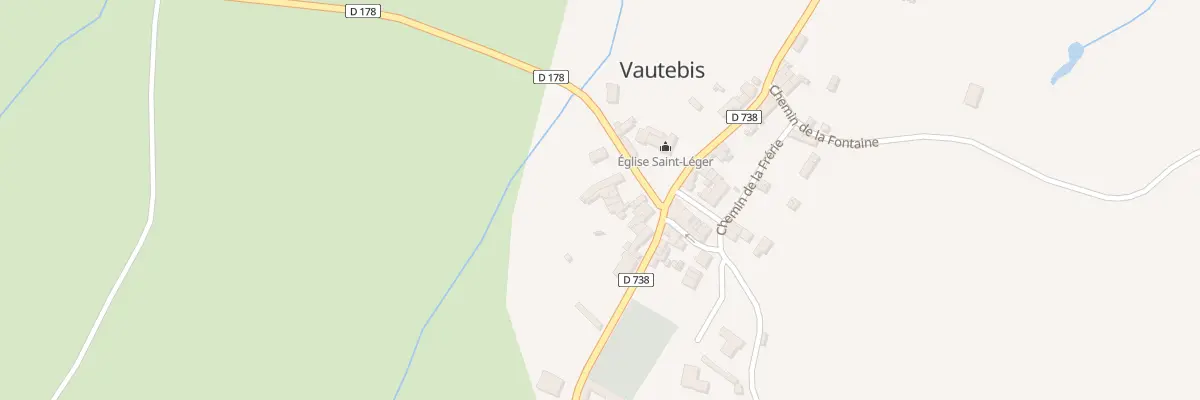 Plan du 7 Rue Saint Léger à Vautebis