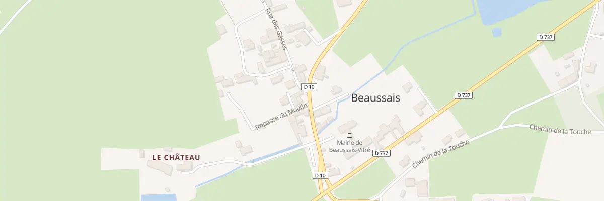 Plan du 17 Rte de Saint-maixent à Beaussais-Vitré