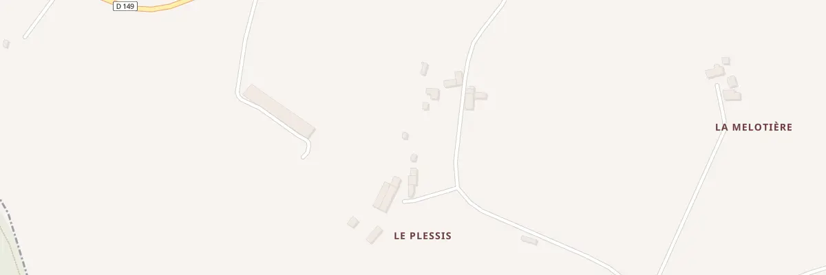 Plan du 3 Imp du Plessis à Gesvres