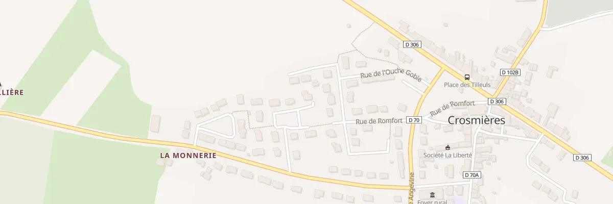 Plan du 8 Rue de la Merceraie à Crosmières