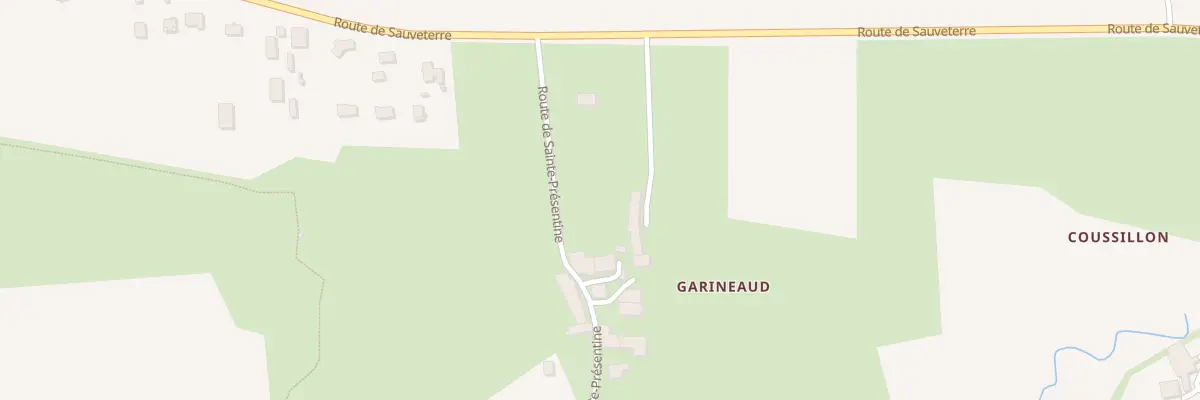 Plan du 2 Rte de Sainte Presentine à Frontenac