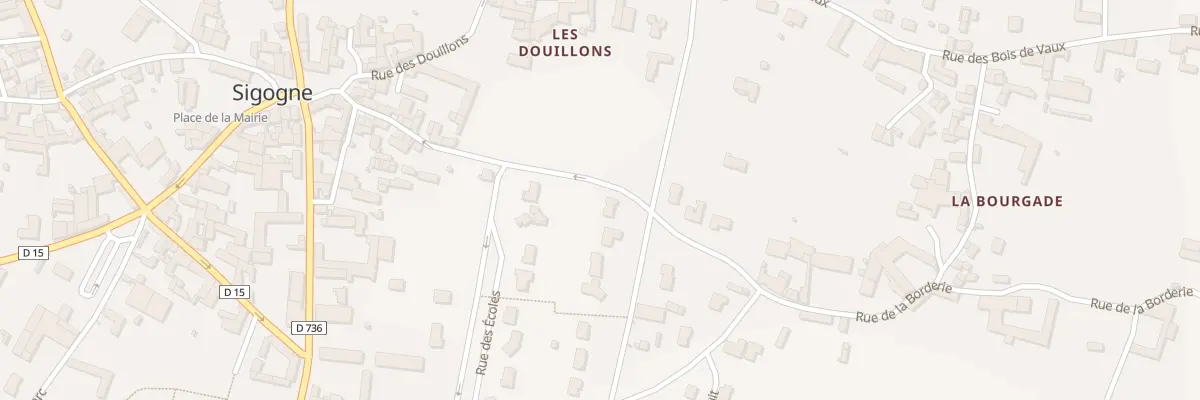 Plan du 15 Rue de l’Ancienne Gare à Sigogne