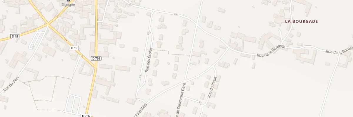 Plan du 7 Rue de l’Ancienne Gare à Sigogne