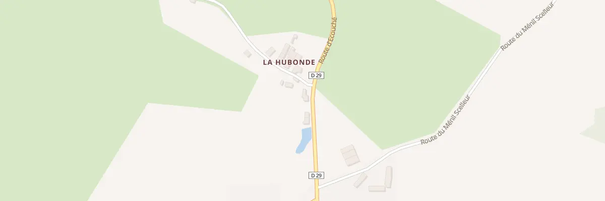 Plan du 135 La Hubonde à Sainte-Marguerite-de-Carrouges