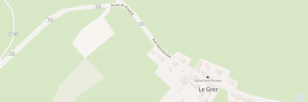 Plan du 2 Rue Saint Nicolas au Grez