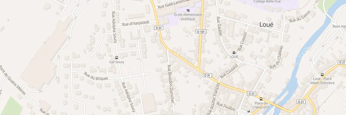 Plan du 43 Rue des Etats Unis à Loué