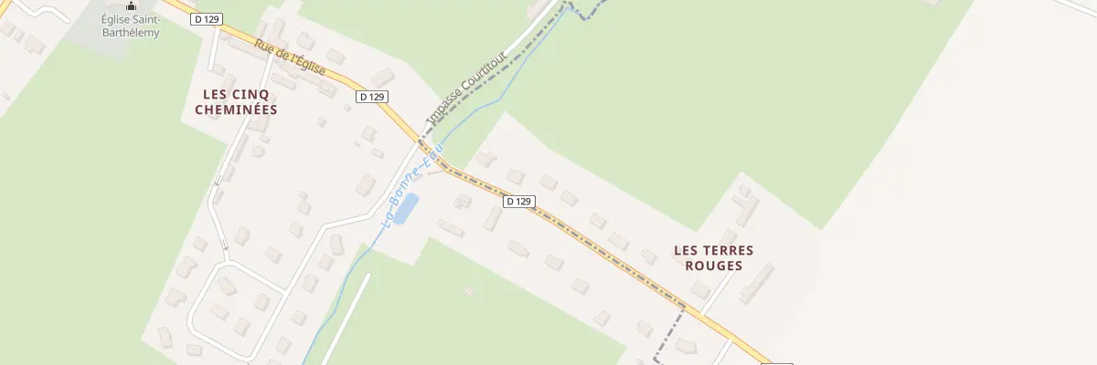 Plan du 5 Rte de Vignats à Fresné-la-Mère